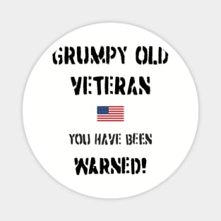 Grumpy Old Veteran (USA) Magnet